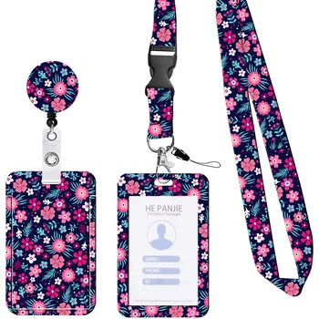 Брелок с мультяшным Подсолнухом, брелок-бейдж, веревочный ремешок для мобильного телефона с чехлом для держателя карты Kawaii для женщины