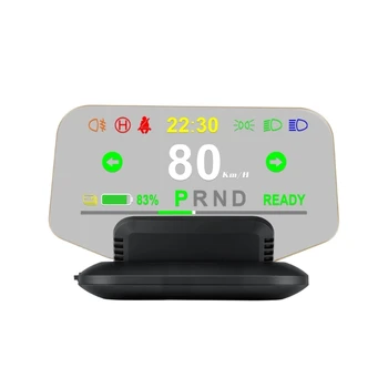 Автомобильный спидометр для модели 3, HUD, головной дисплей, навигация, проектор скорости на лобовом стекле, сигнализация о превышении скорости