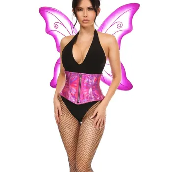 Женские костюмы в сказочном стиле, корсет на талии с крыльями Ангела-бабочки, костюмы на Хэллоуин, Наряды для косплея, пояс с крыльями