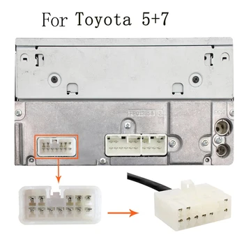 Адаптер CD 3,5 мм AUX WMA декодер 12 В постоянного тока, аудио вход AUX 3,5 мм, автомобильный музыкальный интерфейс, адаптер для Toyota Для Camry