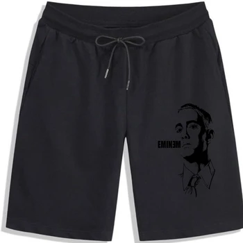 Серые мужские шорты Eminem Rap Hip Hop Мужские шорты летние мужские шорты свободного стиля