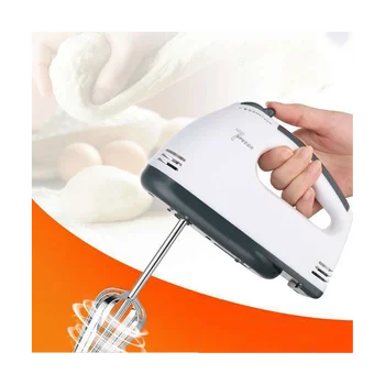 Электрическая взбивалка для яиц, Автоматический ручной миксер-блендер, 7-ступенчатые венчики для выпечки, миксер для взбитых сливок, ручная мешалка, штепсельная вилка США